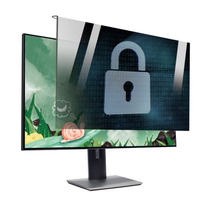 CUNIO Universal Privacy Screen Protector for 17-32 inch Computer Monitor, Removable Anti Blue Light Filter, Hanging Type Protector Panel / 19/20in 458x280mm