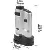 Microscope Accessories Kit 20X-40X Portable Mini Handheld Microscope, with LED Light Microscope Slides view 2