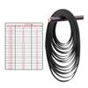1 PCS 4mm Width Replaced Turntable Belt Rubber Flat Drive Belt,90x4mm view 2