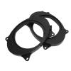 Speaker Adapter, 2pcs 6.5inch Black Speaker Adapter Bracket Ring,Speaker Adapter Spacers Bracket with 2 Wire Harness Replacement for Levin(6X9) view 2
