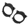 Speaker Adapter, 2pcs 6.5inch Black Speaker Adapter Bracket Ring,Speaker Adapter Spacers Bracket with 2 Wire Harness Replacement for Levin(6X9) view 4