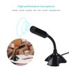 GOWENIC Mini Gooseneck USB Microphone, Computer Condenser USB 2.0 Desktop Microphone, Plug and Play Flexible Stand Mic for Streaming, Podcasting, Vocal Recording, Gaming Mic view 4