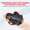 Andoer L5i Wireless Camera Video Auto Dolly 3-Wheels Motorized Slider Dolly Car Mobile APP Control Time-Lapse Straight/Curved Line Photography Adjustable Speed 3kg Load Capacity Built-in Battery view 3
