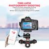 Andoer L5i Wireless Camera Video Auto Dolly 3-Wheels Motorized Slider Dolly Car Mobile APP Control Time-Lapse Straight/Curved Line Photography Adjustable Speed 3kg Load Capacity Built-in Battery view 4