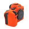 Camera Case Bag Soft Silicone Orange Shockproof Armor Skin Body Cover Protector for Sony Alpha a7R III mirrorless digital camera view 2