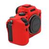 Camera Case Bag Soft Silicone Red Shockproof Armor Skin Body Cover Protector for Sony Alpha a7 III mirrorless digital camera view 2