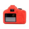 Camera Case Bag Soft Silicone Red Shockproof Armor Skin Body Cover Protector for Canon EOS 3000D / Rebel T100 camera view 2