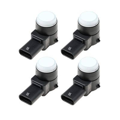 LadyCent 4Pcs Parking Sensor PDC 2125420118 A2125420118 0263003617, for Mercedes W169 W245 W204 W212 W221 C207 A207,White