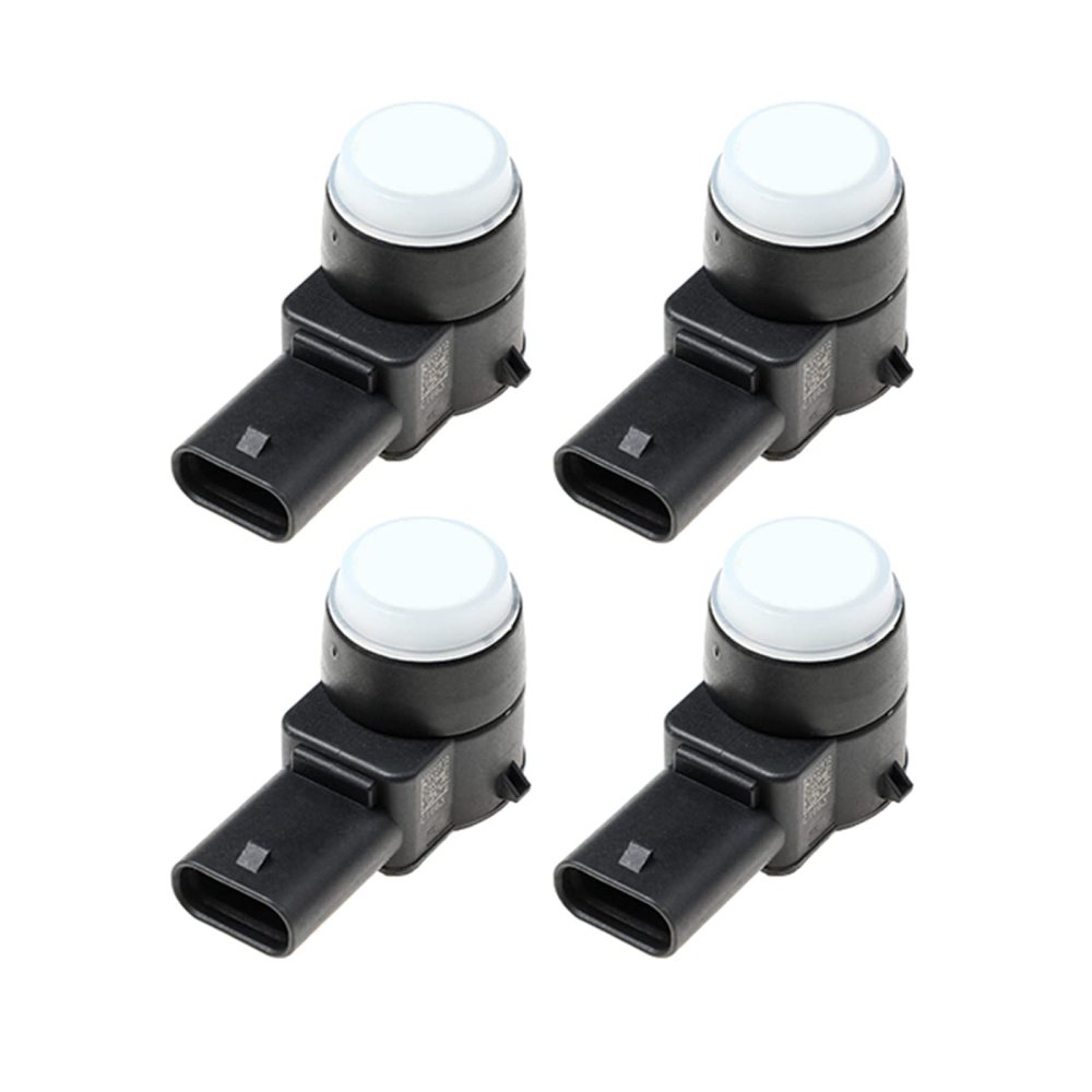 LadyCent 4Pcs Parking Sensor PDC 2125420118 A2125420118 0263003617, for Mercedes W169 W245 W204 W212 W221 C207 A207,White