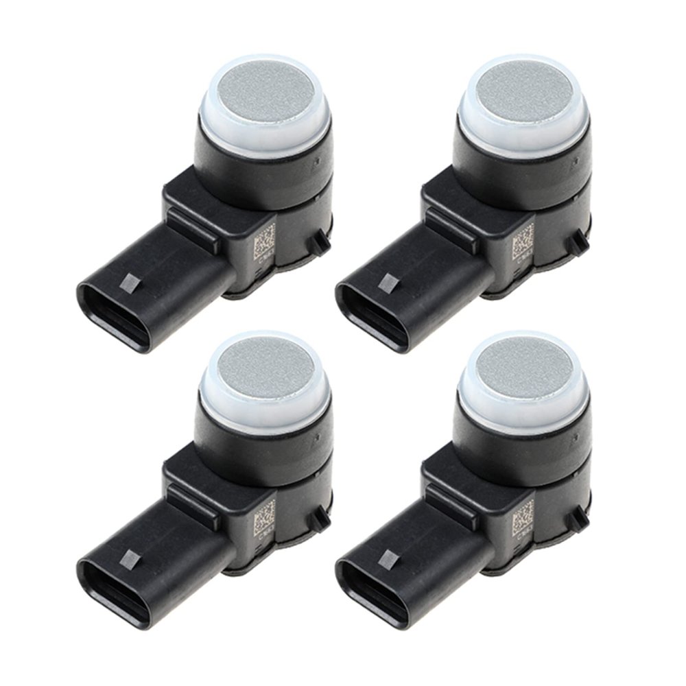 LadyCent 4Pcs Parking Sensor PDC 2125420118 A2125420118 0263003617, for Mercedes W169 W245 W204 W212 W221 C207 A207,Silver