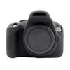 Camera Case Bag Soft Silicone Black Shockproof Armor Skin Body Cover Protector for Canon EOS 4000D camera view 1