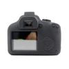 Camera Case Bag Soft Silicone Black Shockproof Armor Skin Body Cover Protector for Canon EOS 4000D camera view 2
