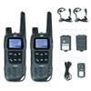 BTECH FRS-A1 2 Pack FRS Black Walkie Talkies, NOAA, High Output Two-Way Radio. USB-C Charging, Built in Flashlight, FM Radio, NOAA, and More view 1