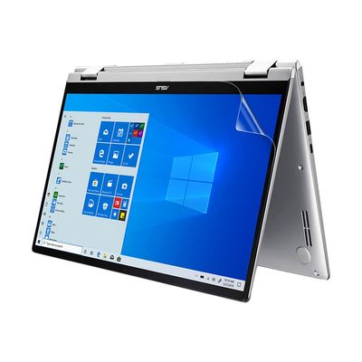 celicious Vivid Invisible Glossy HD Screen Protector Film Compatible with Asus ZenBook Flip 14 UX462DA [Pack of 2]