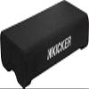 KICKER Subwoofer and Amp Package of 3 Items - 8" CompRT 600 Watt Down-Firing Loaded Sub Enclosure, DS18 Class D Monoblock Amplifier, and Complete 8AWG Wiring Kit view 3