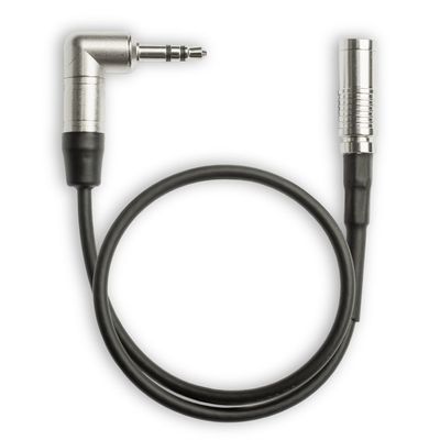 Tentacle SYNC Right-Angle 3.5mm to Straight DIN 1.0/2.3 Cable, 16-Inch
