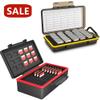 36 Slots Memory Card Case + 40 Slots SD Card Case Water-Resistant Anti-Shock SD Card Holder with Durable Memory Card Case view 1