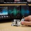 Mini Key Morse Radio HAM Send Telegram Double Paddle Morse Code Key with Stainless Steel Body Three Neodymium Magnets Base Silver view 3