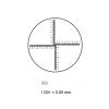 Microscope Accessories Kit Diameter 18.5mm Microscope Micrometer DIV=0.05 Microscope Eyepiece Calibration Slide Microscope Slides view 2