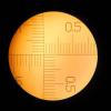 Microscope Accessories Kit Diameter 18.5mm Microscope Micrometer DIV=0.05 Microscope Eyepiece Calibration Slide Microscope Slides view 3
