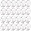 Jetec 24 Sets 16 Pack Shower Curtain Weights, Plastic Covered Magnetic Curtain Weights, Shower Magnets for Liner Prevent from Blowing Around for Drapery, Tablecloth, Flag, Outdoor Liner (White) view 1