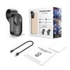 Microscope Kit 100X Microscope Micro Lens Mobile Phone Magnifying LED Light for Phone Microscope Lens Adapters view 1