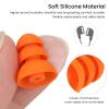 4 Pairs Replacement Silicone Ear Tips for Se846 Se535 Se215 and Inner Hole 2.03.5mm Earbud, Great Seal and Sound Isolation, Silicone Replacement Earbud Ear Buds Tips, Ergonomic Design view 2