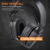 Arctis Pro Thicker Cooling Gel Earpads Compatible with Arctis Pro, Arctis 7/5/3/1, Arctis 9X, Arctis 7X, Arctis 7P, RIG 800 Series, ATH M50X, M40X, MDR-7506 V6 Headphones (Silky Cool Fabric) view 3