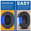 Arctis Pro Thicker Cooling Gel Earpads Compatible with Arctis Pro, Arctis 7/5/3/1, Arctis 9X, Arctis 7X, Arctis 7P, RIG 800 Series, ATH M50X, M40X, MDR-7506 V6 Headphones (Silky Cool Fabric) view 4