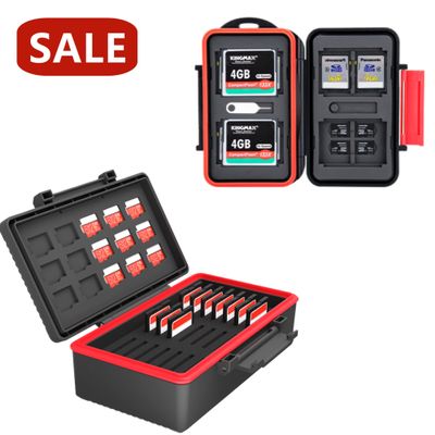 36 Slots Memory Card Case + 28 Slots Memory Card Case2 x Large Capacity Water-Resistant Memory Card Holder