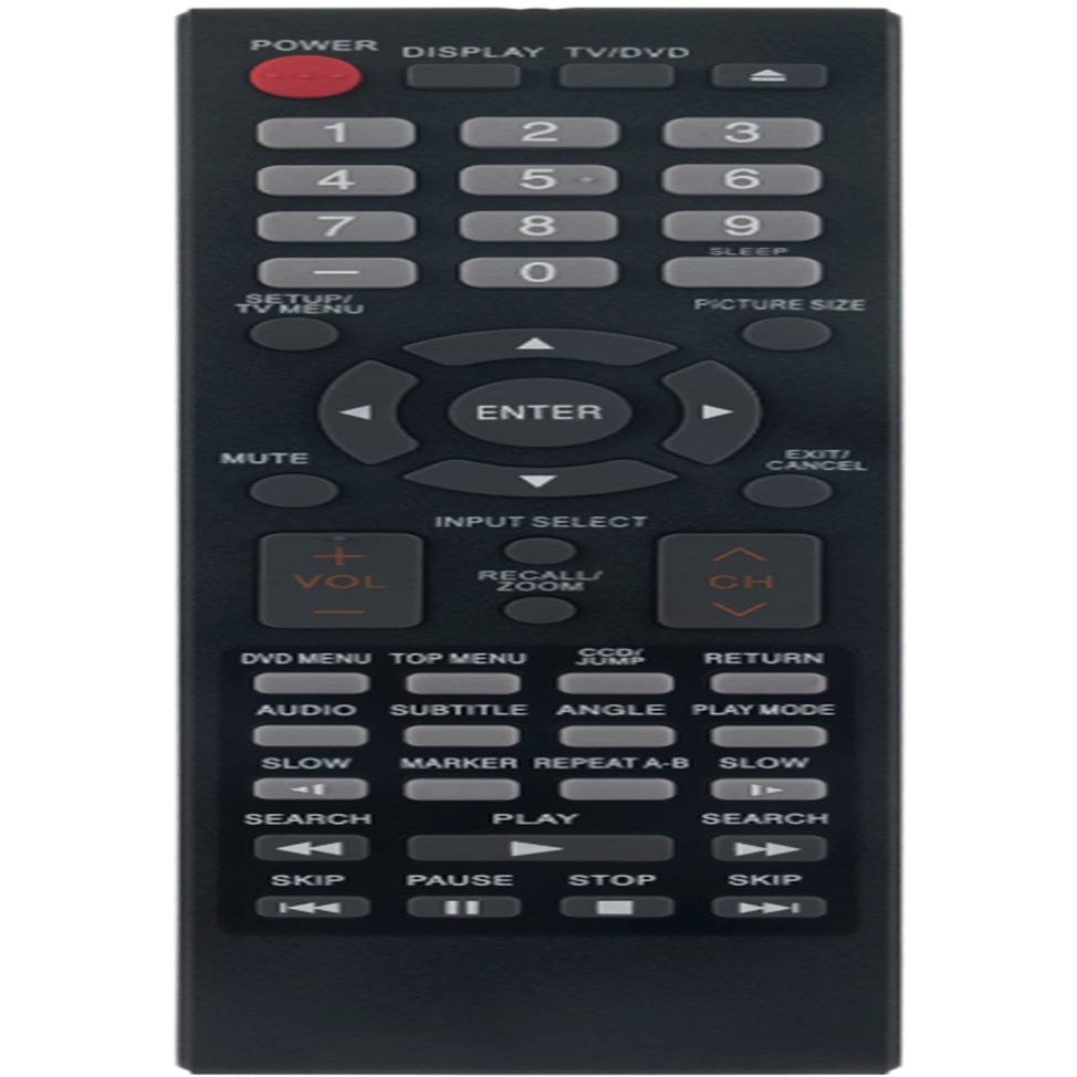 076R0SC011 Replacement Remote Control for Sanyo HDTV LCD/DVD Combo TV