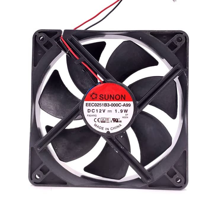 for EEC0251B3-000C-A99 12V 1.9W 12CM Cooling Fan
