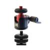SIOTI Mini Ball Head Mount Adapter, with Hot Shoe Mont, Compatible with Monopod/Digital Card Camera/Microphone/Smart Phone/Action Camera/Flash/LCD (UM18) view 1