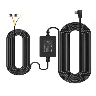 REDTIGER F7N Dash Cam Hardwire Kit, 21.3ft USB C Port Hard Wire Kit for Dashcam,Converts 12V-24V to 5V/2.5A Low Voltage Protection