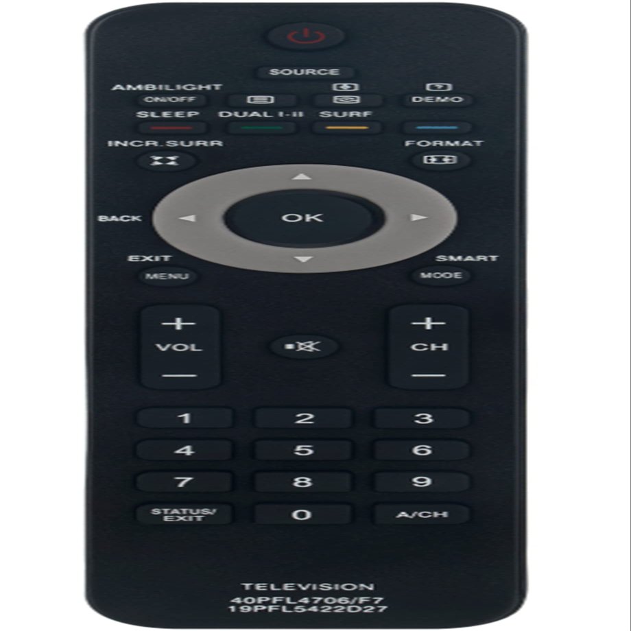 242254901868 Replacement Remote Control Compatible with Philips TV