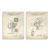 Stupell Industries Vintage Movie Camera Cinema Projector Patent Diagram, Design by Karl Hronek view 1