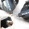 Shindn Aluminum Alloy Metal Shield Forearm Armor Arm Shield Lightweight Round Shield with Window Breaker (Black Right arm Shield) view 4