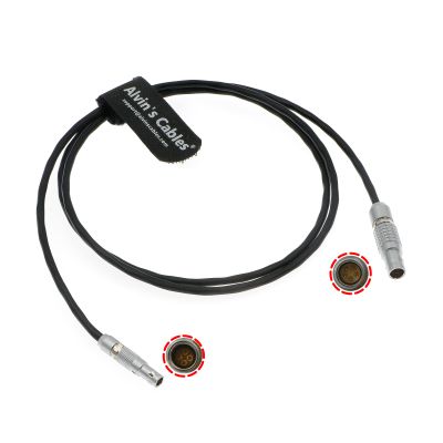 Alvin's Cables Timecode-Cable for Sound Devices 833 to RED DSMC2 Camera 5 Pin Male to 4 Pin Time Code Input Cable 1M|39.7inches