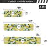 Kitchen Faucet Absorbent Mat,Lemon Water Splash Guard for Sink, Faucet Drip Catcher Thicken Sponge Microfiber Faucet Water Catcher Mat Sink Absorbent Mat for Kitchen 30x5in 2 Pack view 4
