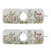 Kitchen Faucet Absorbent Mat, Herbs Wild Flowers Plant Water Splash Guard for Sink, Faucet Drip Catcher Thicken Sponge Microfiber Faucet Water Catcher Mat Sink Absorbent Mat for Kitchen 23x5in 2 Pack view 1