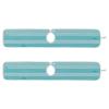 Teal Turquoise Green Wood Water Splash Guard Faucet Drip Catcher Thicken Sponge Microfiber Sink Absorbent Mat for Kitchen 30x5in 2 Pack view 3