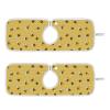 Kitchen Faucet Absorbent Mat,Bees Honey Honeycombs Water Splash Guard for Sink, Faucet Drip Catcher Thicken Sponge Microfiber Faucet Water Catcher Mat Sink Absorbent Mat for Kitchen 30x5in 2 Pack view 1