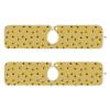 Kitchen Faucet Absorbent Mat,Bees Honey Honeycombs Water Splash Guard for Sink, Faucet Drip Catcher Thicken Sponge Microfiber Faucet Water Catcher Mat Sink Absorbent Mat for Kitchen 23x5in 2 Pack view 2