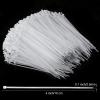 1000 Pcs White Zip Ties, 4 Inch Small Clear Self-Locking Nylon Cable Ties, Plastic Premium Thin Wraps Wire Ties for Indoor and Outdoor view 2