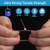 1000 Pcs White Zip Ties, 4 Inch Small Clear Self-Locking Nylon Cable Ties, Plastic Premium Thin Wraps Wire Ties for Indoor and Outdoor view 4