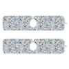 Kitchen Faucet Absorbent Mat,Green Gray Leaf Water Splash Guard for Sink, Faucet Drip Catcher Thicken Sponge Microfiber Faucet Water Catcher Mat Sink Absorbent Mat for Kitchen 23x5in 2 Pack view 2