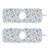 Kitchen Faucet Absorbent Mat, Seashells Starfish Water Splash Guard for Sink, Drip Catcher Thicken Sponge Microfiber Water Catcher Mat 30x5in 2 Pack view 1