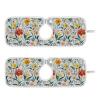 Kitchen Faucet Absorbent Mat,Summer Blooming Flower Water Splash Guard for Sink, Faucet Drip Catcher Thicken Sponge Microfiber Faucet Water Catcher Mat Sink Absorbent Mat for Kitchen 30x5in 2 Pack view 1