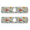 Kitchen Faucet Absorbent Mat,Summer Blooming Flower Water Splash Guard for Sink, Faucet Drip Catcher Thicken Sponge Microfiber Faucet Water Catcher Mat Sink Absorbent Mat for Kitchen 30x5in 2 Pack view 2