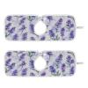 Kitchen Faucet Absorbent Mat,Lavender Flower Water Splash Guard for Sink, Faucet Drip Catcher Thicken Sponge Microfiber Faucet Water Catcher Mat Sink Absorbent Mat for Kitchen 23x5in 2 Pack view 1